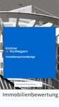 Mobile Screenshot of kirchner-immobilienbewertung.de